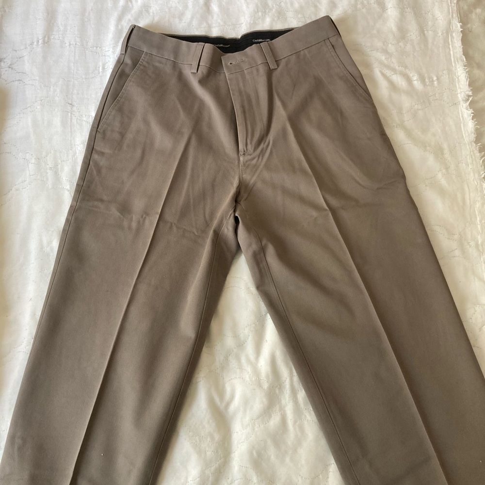 Men's Croft & Barrow Business or Work Dress Pants Gray 32x30